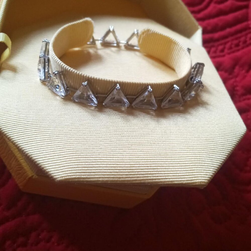 Swarovski Ortyn Triangle Crystal Cut Bracelet